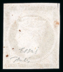 Stamp of Greece » Large Hermes Heads » 1861 Barre proofs 1 lepton three plate-proofs, all with good to large margins