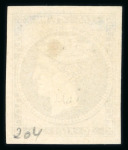 Stamp of Greece » Large Hermes Heads » 1861 Barre proofs 30 lepta plate-proof (Constantinidès n° 56 ES. III.) & 40 lepta plate-proof (Constantinidès n° 6 ES. II.2) "papier pellure"