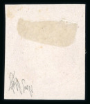 Stamp of Greece » Large Hermes Heads » 1861 Barre proofs 80 lepta plate-proof in rose carmine with close to good margins (Constantinidès n° 7 ES. I.1).