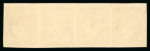 Stamp of Greece » Large Hermes Heads » 1861-62 First Athens Coarse Printing 2 Lepta of the first Athens printings (Oct. 1861/April 1862). top sheet marginal strip of four cancelled (1 - Athens), all with good to very large margins