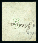Stamp of Greece » Large Hermes Heads » 1861-62 First Athens Coarse Printing 5 lepta green first Athens printings (1861/1862) - used single cancelled (1 - Athens). showing very coarse impression, with good margins
