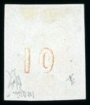 Stamp of Greece » Large Hermes Heads » 1861-62 First Athens Coarse Printing 10 lepta yellow orange first Athens printings (1861/1862) mint single with good even margins. Signed Peter Holcombe