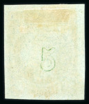 Stamp of Greece » Large Hermes Heads » 1862-67 2nd Athens print 5 lepta green consecutive Athens printings (1862/1867) two mint singles, one with large to very larges margins. Cert. Simmermacher