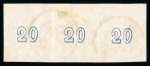 Stamp of Greece » Large Hermes Heads » 1862-67 2nd Athens print 20 lepta consecutive Athens printing (1862/1867) -