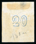 Stamp of Greece » Large Hermes Heads » 1862-67 2nd Athens print 20 lepta consecutive Athens printing (1862/1867) - mint with clear to good margins