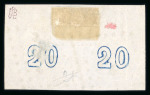 Stamp of Greece » Large Hermes Heads » 1868-69 Cleaned plates Three pairs of the 20 lepta "Cleaned plates" print
