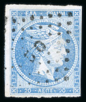 Stamp of Greece » Large Hermes Heads » 1868-69 Cleaned plates 20 lepta "Cleaned plates" printings (1868/1869) -