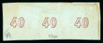 Stamp of Greece » Large Hermes Heads » 1868-69 Cleaned plates 40 lepta "Cleaned plates" printings (1868/1869) -