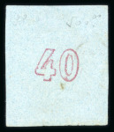 Stamp of Greece » Large Hermes Heads » 1868-69 Cleaned plates 40 lepta "Cleaned plates" printings (1868/1869) -