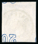 Stamp of Greece » Large Hermes Heads » 1870 Special Print ("hard" method of printing) 20 lepta of 1870 special printing - Franked (Patra