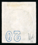 Stamp of Greece » Large Hermes Heads » 1870 Special Print ("hard" method of printing) 20 lepta of 1870 special printing - Franked (9 - P