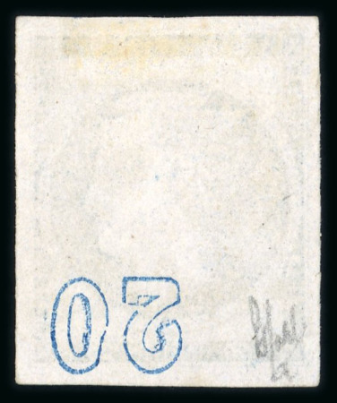 Stamp of Greece » Large Hermes Heads » 1870 Special Print ("hard" method of printing) 20 lepta of 1870 special printing - Franked (9 - P