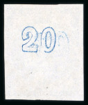 Stamp of Greece » Large Hermes Heads » 1870 Special Print ("hard" method of printing) 20 lepta of 1870 special printing - Franked (15 -
