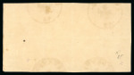 Stamp of Greece » Large Hermes Heads » 1871-72 Later clean plates 2 lepta 1871/1872 printings - Franked marginal blo