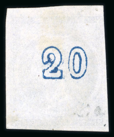 Stamp of Greece » Large Hermes Heads » 1871-72 Later clean plates 20 lepta 1871/1872 printings1. Franked vertical s