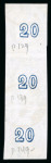 Stamp of Greece » Large Hermes Heads » 1871-72 Later clean plates 20 lepta 1871/1872 printings1. Franked vertical s