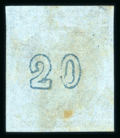 Stamp of Greece » Large Hermes Heads » 1871-76 Meshed paper issue 20 lepta Meshed papers printings (1871/1876) on az