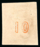 Stamp of Greece » Large Hermes Heads » 1875-80 Printed on cream paper with figures at back Two singles of the 10 lepta cream papers with "Con