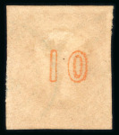 Stamp of Greece » Large Hermes Heads » 1875-80 Printed on cream paper with figures at back Two singles of the 10 lepta cream papers with "Con