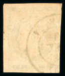 Stamp of Greece » Large Hermes Heads » 1880-85 Printed on cream paper without figures at back Two singles of the 5 lepta cream papers w/o "Contr