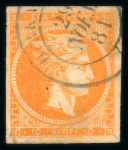 Stamp of Greece » Large Hermes Heads » 1880-85 Printed on cream paper without figures at back Two singles of the 10 lepta cream papers w/o "Cont
