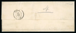 Stamp of Greece » Large Hermes Heads » Covers, frankings and destinations » Internal usages Letter from Athens (Dec. 22nd, 1861) to Patras (De