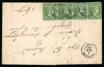 Stamp of Greece » Large Hermes Heads » Covers, frankings and destinations » Internal usages Letter from Nafplion (Oct. 6, 1874) to Tripolis (O