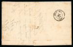 Stamp of Greece » Large Hermes Heads » Covers, frankings and destinations » Internal usages Letter from Nafplion (Oct. 6, 1874) to Tripolis (O