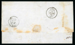 Stamp of Greece » Large Hermes Heads » Covers, frankings and destinations » Internal usages Letter from Athens (May 30, 1862) to Syros (May 31