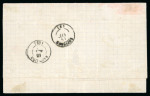 Stamp of Greece » Large Hermes Heads » Covers, frankings and destinations » Internal usages Letter from Syros (Apr. 14, 1871) to Nafplion (Apr