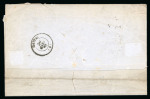 Stamp of Greece » Large Hermes Heads » Covers, frankings and destinations » Internal usages Letter from Calamata (Mar. 27th, 1862) to Patras (