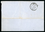Stamp of Greece » Large Hermes Heads » Covers, frankings and destinations » Internal usages Three covers:1. Letter from Syros (Mar. 11th, 186