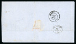 Stamp of Greece » Large Hermes Heads » Covers, frankings and destinations » Internal usages Three covers:1. Letter from Syros (Mar. 11th, 186