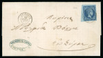 Stamp of Greece » Large Hermes Heads » Covers, frankings and destinations » Internal usages Two covers:1. Letter from Pireas (Sept. 13th, 187