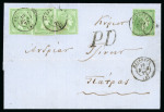 Stamp of Greece » Large Hermes Heads » Covers, frankings and destinations » Internal usages Letter sent from Pireas (Nov. 19, 1875) to Patras