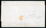Stamp of Greece » Large Hermes Heads » Covers, frankings and destinations » Internal usages Insufficiently prepaid letter sent from Patras (Ap