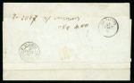 Stamp of Greece » Large Hermes Heads » Covers, frankings and destinations » External usages Letter from Athens (March 12th/29th, 1867)to Const