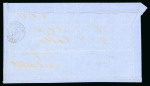 Stamp of Greece » Large Hermes Heads » Covers, frankings and destinations » External usages Two letters1. Front of a letter from Thessaloniki