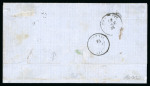 Stamp of Greece » Large Hermes Heads » Covers, frankings and destinations » External usages Three letters:1. Unpaid letter sent from Constant