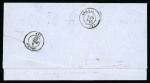 Stamp of Greece » Large Hermes Heads » Covers, frankings and destinations » External usages Unpaid letter from Trieste (Jul. 1/13, 1867) to At