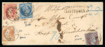 Stamp of Greece » Large Hermes Heads » Covers, frankings and destinations » External usages Letter from Vienna (Feb. 19/Mar. 3, 1865) to Zante