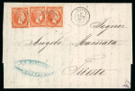 Stamp of Greece » Large Hermes Heads » Covers, frankings and destinations » External usages Three letters & one fragment from/to Trieste at U.