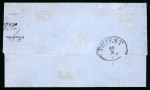 Stamp of Greece » Large Hermes Heads » Covers, frankings and destinations » External usages 1876 Letter from Patras (Aug. 4/16, 1876) to Trieste (Aug. 7/19,1876). Franked at the UPU rate of 60 lepta