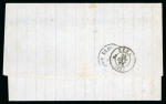 Stamp of Greece » Large Hermes Heads » Covers, frankings and destinations » External usages Letter from Meteline (Oct. 25/Nov. 7, 1872) to Syr