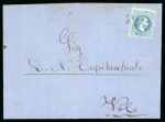 Stamp of Greece » Large Hermes Heads » Covers, frankings and destinations » External usages Letter from Canea (Aug. 26, 1873, date of the corr