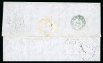Stamp of Greece » Early Prephilatelic Period Pre-philatelic letter from London (Nov. 15/27, 185