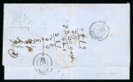 Stamp of Greece » Large Hermes Heads » Covers, frankings and destinations » External usages Undaid letter from Manchester (Dec. 29, 1871/Jan 1