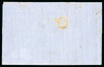 Stamp of Greece » Large Hermes Heads » Covers, frankings and destinations » External usages Letter from Syros (Dec. 11/23, 1863) to Larnaca, C