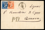 Stamp of Greece » Large Hermes Heads » Covers, frankings and destinations » External usages 2 letters:1. Letter from Pireas (Jan. 24/Feb.6, 1