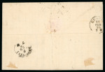 Stamp of Greece » Large Hermes Heads » Covers, frankings and destinations » External usages 2 letters:1. Letter from Pireas (Jan. 24/Feb.6, 1